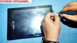 Lenovo Tab 10 ; how to install sim card and SD card in Lenovo tb-x304