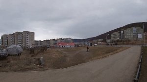 Гуляя по Магадану. От Телевышки до Портовой 38. Прогулки с Анжелиной. Современный Магадан 2020