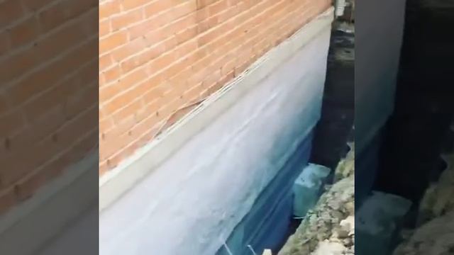 Гидроизоляция фундамента полиуретановой мастикой Marithan 3 смотреть онлайн