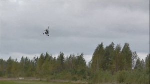 Сильный ветер не помеха полету автожира