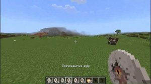 Dinosaur Hunter mod in Minecraft