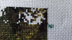 Вышивка крестиком   Мой метод вышивки крестиком + закрепка. Нити в начале и в конце работы!