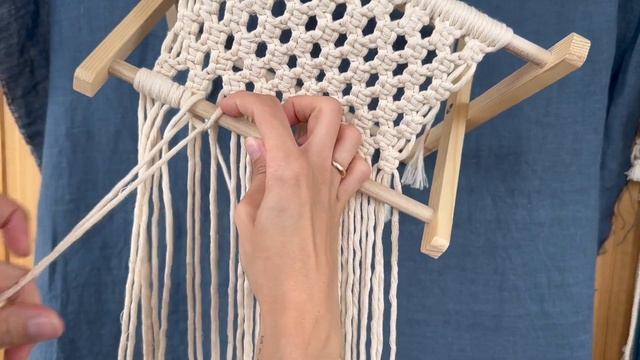 Tutorial Macrame Magazine Rack, Book / Newspaper Holder