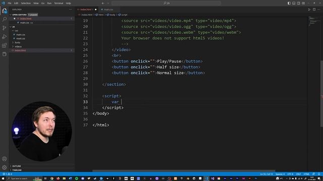 29 | HOW TO INSERT VIDEOS INTO YOUR WEBSITE | 2023 | Learn HTML and CSS Full Course for Beginners смотреть онлайн
