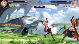 Lesbian (Djeeta) vs Vile (Vira) - Grand Finals - Grand Blue Fantasy Versus Rising