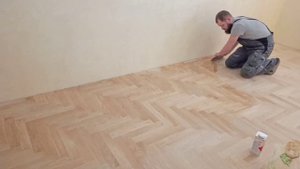 Правильная Укладка паркета "Ёлочкой".