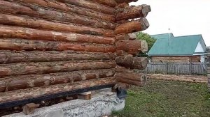 Сруб 6х9 в диком стиле в деревне Бузовьязы Кармаскалинского района