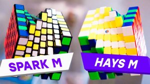 Spark M VS Hays M | Сравнение лучших кубиков Рубика 7х7х7