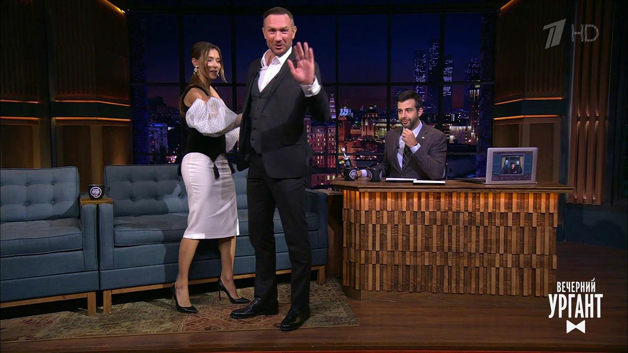 Телеведущая и певица Регина Тодоренко и фигурист Роман Костомаров о шоу "Ледниковый период". Вече...