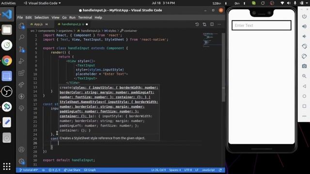 #9 React Native TextInput in Hindi | Beginner to Advanced crash course смотреть онлайн