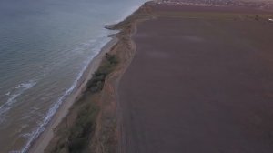 оползень на побережье с.Санжейка Одесская область октябрь 2018