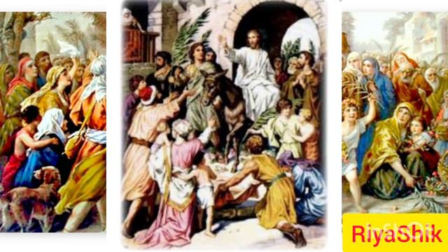 Чтение Евангелия о торжественном въезде Иисуса Христа. смотреть онлайн