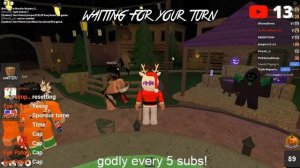 ?Roblox mm2 private server (Godly every 5 subs)?