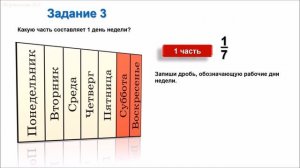 Математика 3 класс  Урок 42  Понятие о доле и дроби