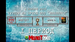 ХК "МОЛОТ"01-02 Чебаркуль - ХК "УМКА"01-02 Коркино 1 период