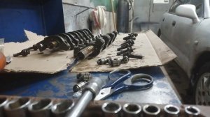 Замена гидрокомпенсаторов  Мицубиси Каризма