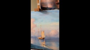 Урок № .4 Лессировка фрегата Айвазовский И. К. Художник –преподаватель Веселов Дмитрий Семёнович