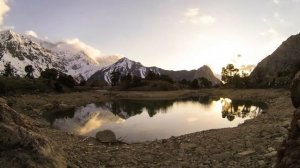 Закат на куликалонских озерах, Фанские горы, Timelapse