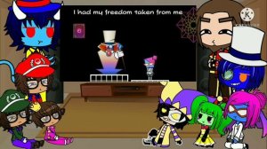 The Ethans + SPM React To:Super Paper Mario Musical Bytes (Full) By Man On The Internet (Gacha Club