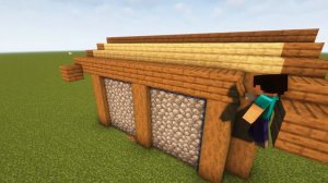 КРАСИВЫЙ СКЛАД В МАЙНКРАФТ ВСЕГО ЗА 6 МИНУТ | SIMPLE STORAGE HOUSE IN MINECRAFT