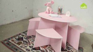 Как сделать стол и стулья для детей из фанеры / Компактная мебель своими руками