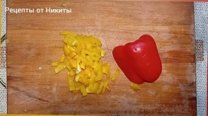 Овощной салат с пекинской капустой.