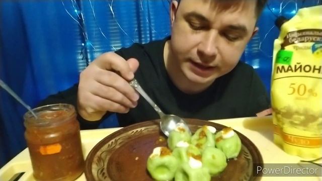 ОБЖОР ЗЕЛЕНЫЕ ХИНКАЛИ?️Можно их Вообще Кушать? #мукбанг #обжор #mukbang смотреть онлайн