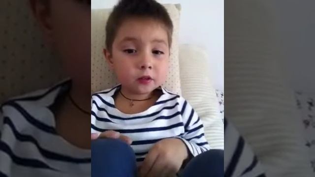 Боря рассказывает сказку Волк и семеро козлят смотреть онлайн