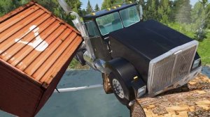 Cars vs Log Bridge #2 – BeamNG.Drive