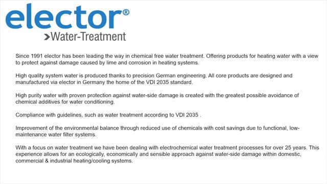 VDI 2035 Water Treatment For Heating Systems - PH - Conductivity - TDS - Salts - Total Hardness