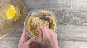 Апельсиново-банановые вафли, постный рецепт
