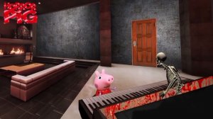 Свинка Пеппа страшилки. Скелет и черное пианино. Истории на ночь.