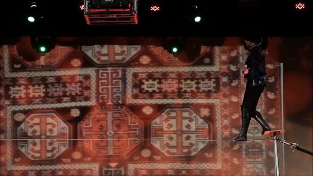 Канатаходец Расул Абакаров - ансамбль "Имамат"