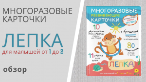 МНОГОРАЗОВЫЕ КАРТОЧКИ "ЛЕПКА"  от 1 до 2 лет Елены Янушко - презентация