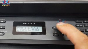 Brother MFC-1811 Lazer Printer | Drum Reset Nasıl Yapılır | Bölüm. 524 .4K