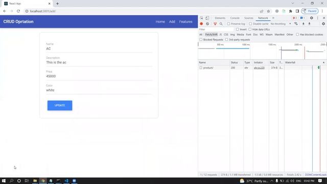 5# CRUD Integrate the Update and Delete API #reactjs #reactjstutorial #reactjsforbeginners