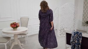 Ярусное платье из штапеля с капюшоном!