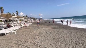 Обзор пляжа и моря в Алании. Район Кестель. Туры в Турцию. Сайт с ценами - летимотдыхать.рф