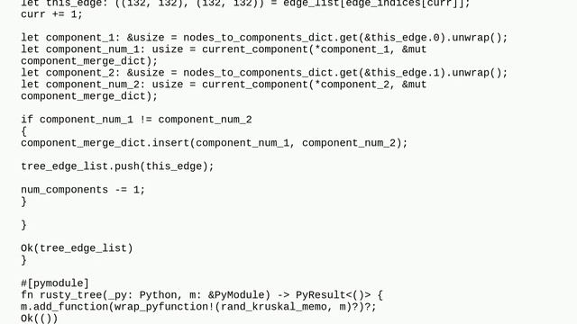 Codereview: Verifying Why Python Rust Module is Running Slow