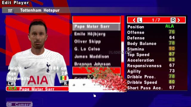 EFOOTBALL PES 2024 PPSSPP COMPLETE TRANSFER CAMERA PS5 UPDATE TIM EUROPE & LIGA ARAB NEW BOOTS смотреть онлайн
