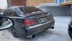 Басистый выхлоп на Toyota Crown? #toyota #выхлоп #crown