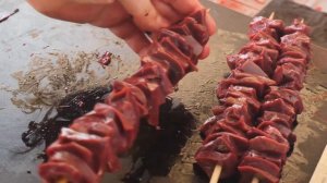 Лучший  Шашлык из печени барашка.