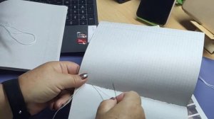 как прошить тетрадь