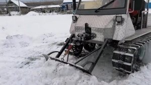 ГУСЕНИЧНЫЙ ВЕЗДЕХОД с двигателем ока