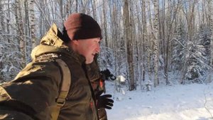 Трудовая охота на боровую дичь со старенькими советскими ружьями Иж17 и Иж54 в морозх