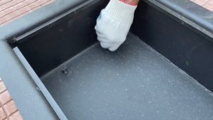 Прямоугольный стол-гриль сборка изделия