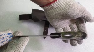 Нож шкуросъёмный НШС- 5т. Мастерская Юрия Кандалова.