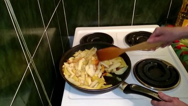 Жареная картошка на сковороде Простой рецепт блюда на ужин и обед! смотреть онлайн