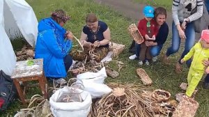 Ильменка ,бажовка лыко береста школа плетения лаптей.