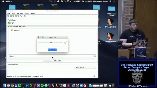 Christopher Doege - Intro to Reverse Engineering with Ghidra Taming The Dragon смотреть онлайн